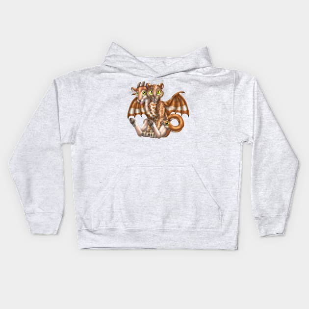 Chimera Cubs: Strawberry Leopard Kids Hoodie by spyroid101